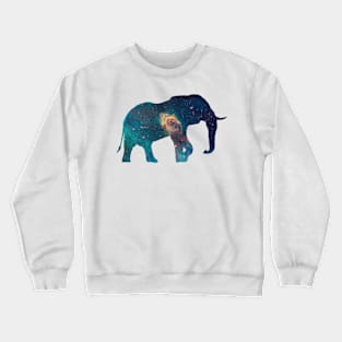 Elephant Ilustration Crewneck Sweatshirt